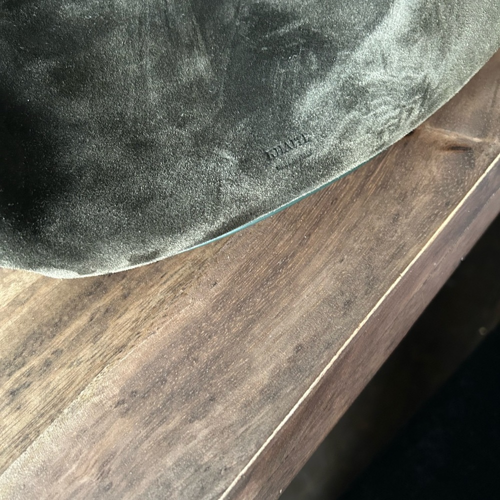 KHAITE Olive Green Suede Bag - Picture 9 of 13
